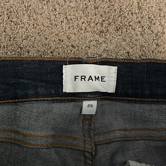 Frame Denim Le High Skinny Harvard Wash Denim Jeans Pants **Size 25** 🦋🦋 - Picture 5 of 7